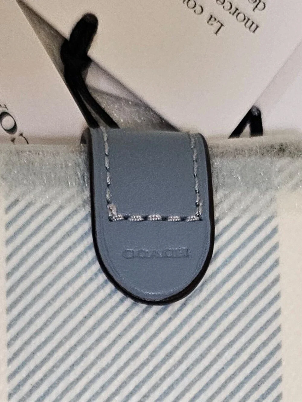 Coach Notebook with Gingham Print